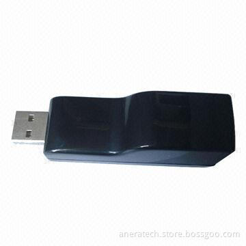 USB 2.0 LAN Card, 10/100Mbps, Plug-and-play Function